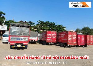 Vận chuyển hàng từ Hà Nội đi Quảng Ngãi