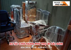 Xe tải chở hàng từ Phú Thọ đi Sài Gòn chuyên nghiệp