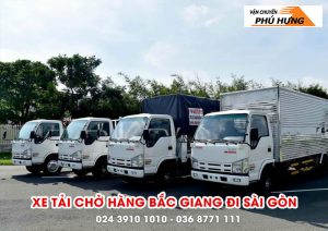 Vận chuyển hàng từ Bắc Giang đi Sài Gòn