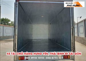 Vận chuyển hàng từ Hưng Yên, Thái Bình đi Sài Gòn