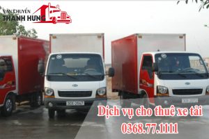 Dịch vụ cho thuê xe tải 1,4 tấn giá rẻ