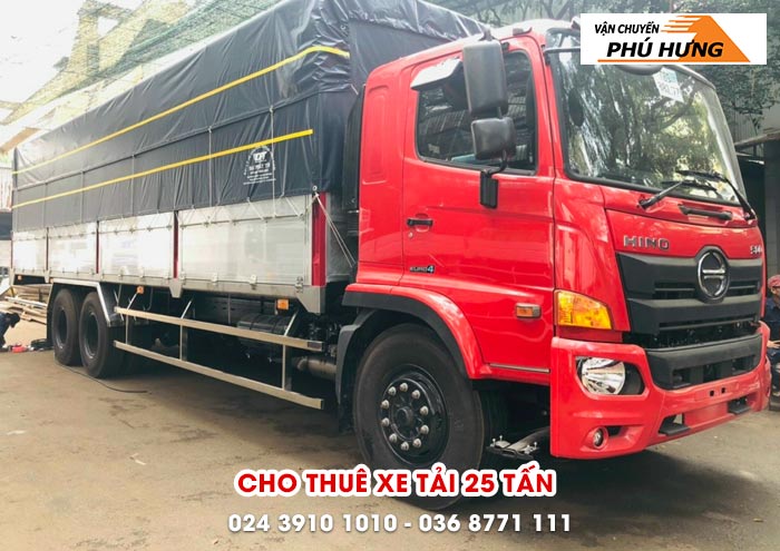 Dịch vụ cho thuê xe tải 25 tấn Dịch vụ cho thuê xe tải 25 tấn